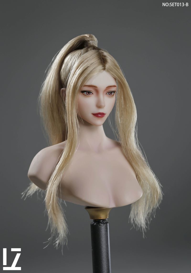 female head carving SET013 1/6