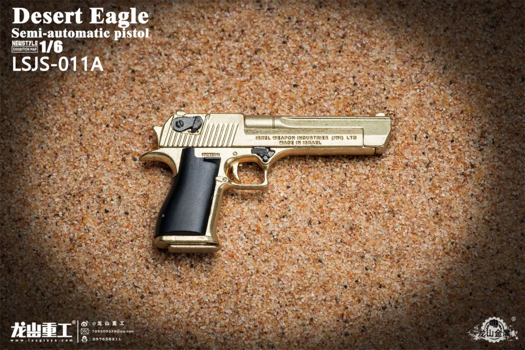 soldier man die-casting alloy M1911 pistol model 1/6