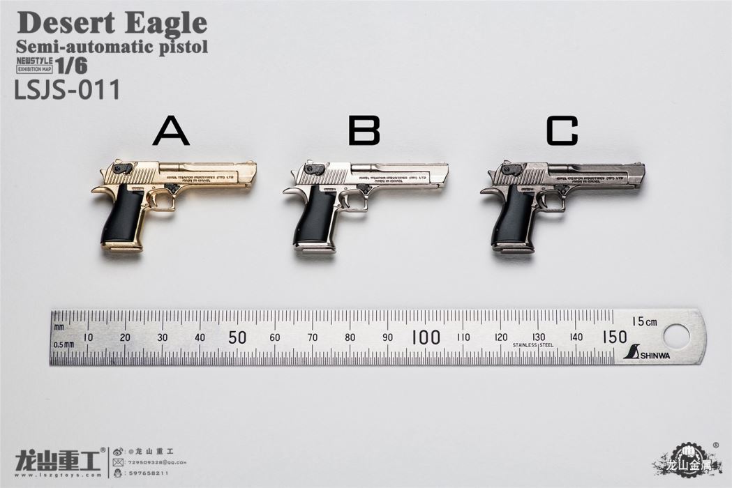 soldier man die-casting alloy M1911 pistol model 1/6