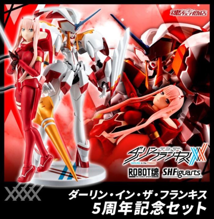 SHFiguarts x ROBOT Spirit Darling in the Franxx 5th Anniversary Set