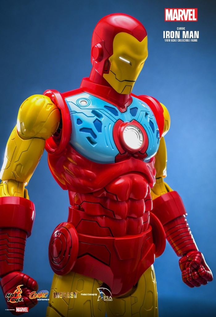MARVEL COMICS CLASSIC IRON MAN HOT TOYS EXCLUSIVE