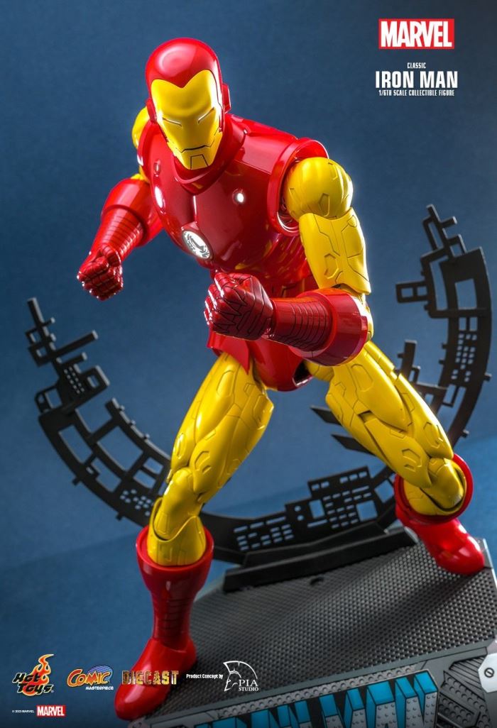 MARVEL COMICS CLASSIC IRON MAN HOT TOYS EXCLUSIVE