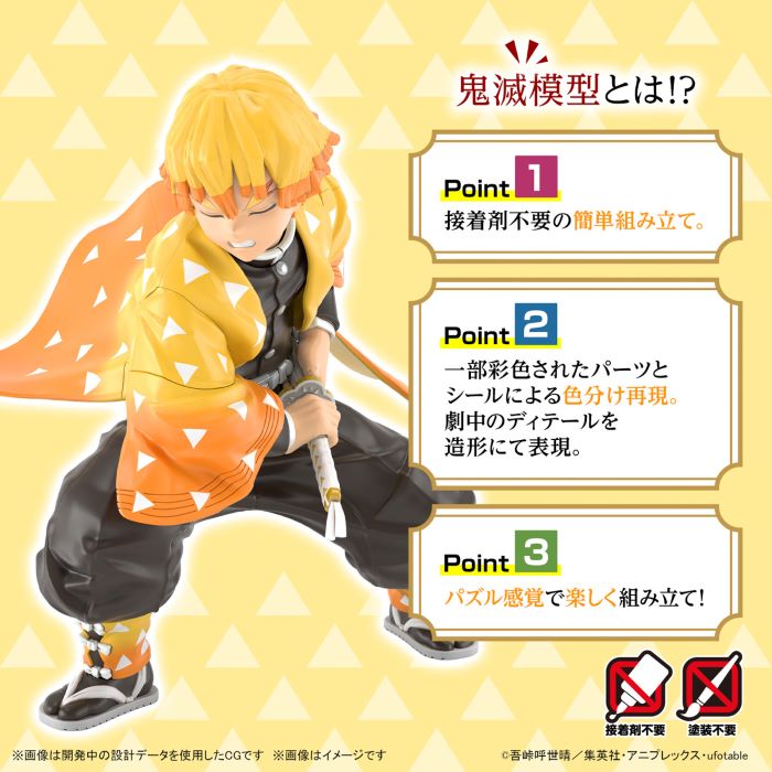 Demon Slayer Model Zenitsu Agatsuma
