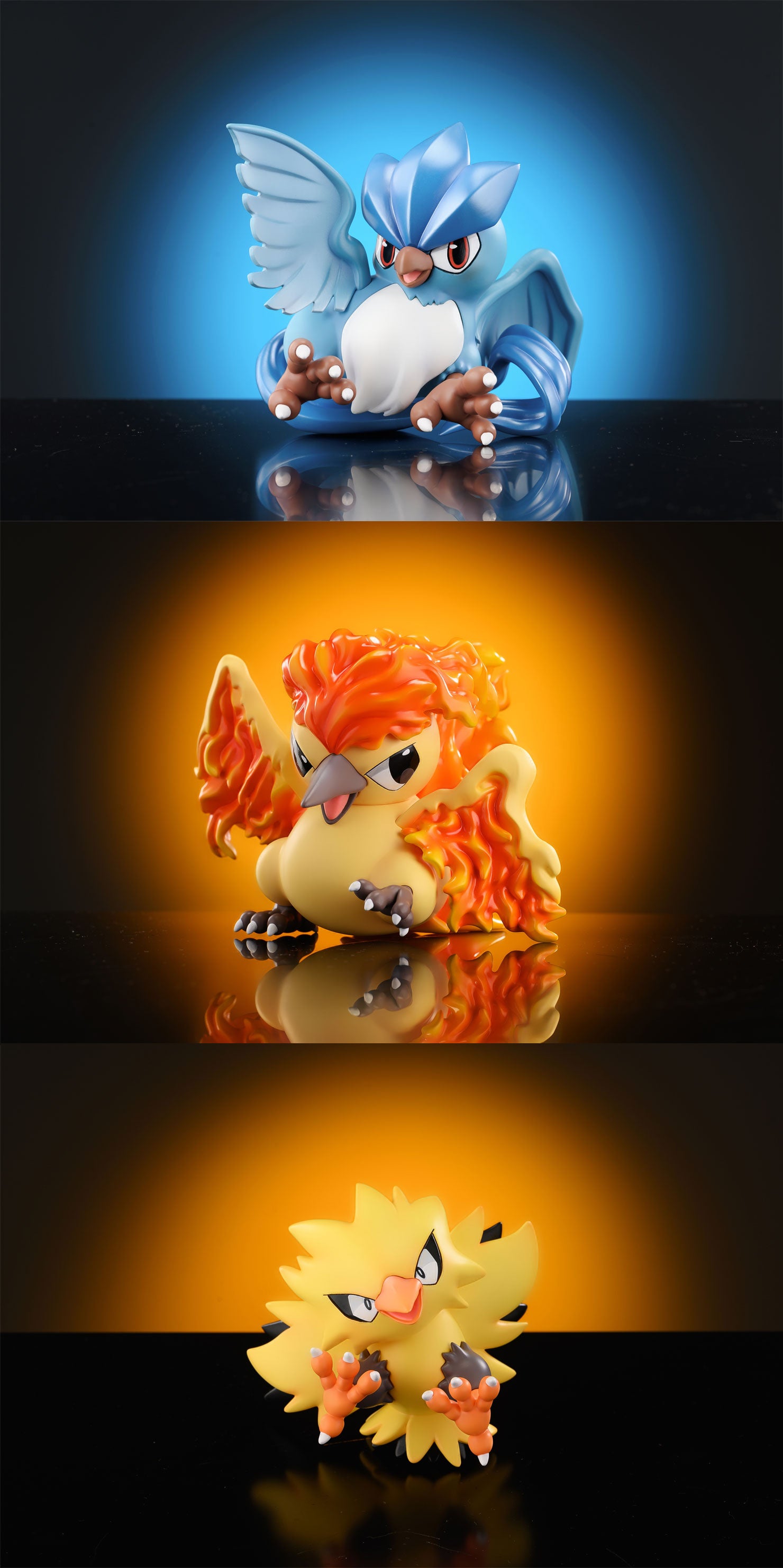 Legendary Birds - Pokemon Resin Statue - Digital