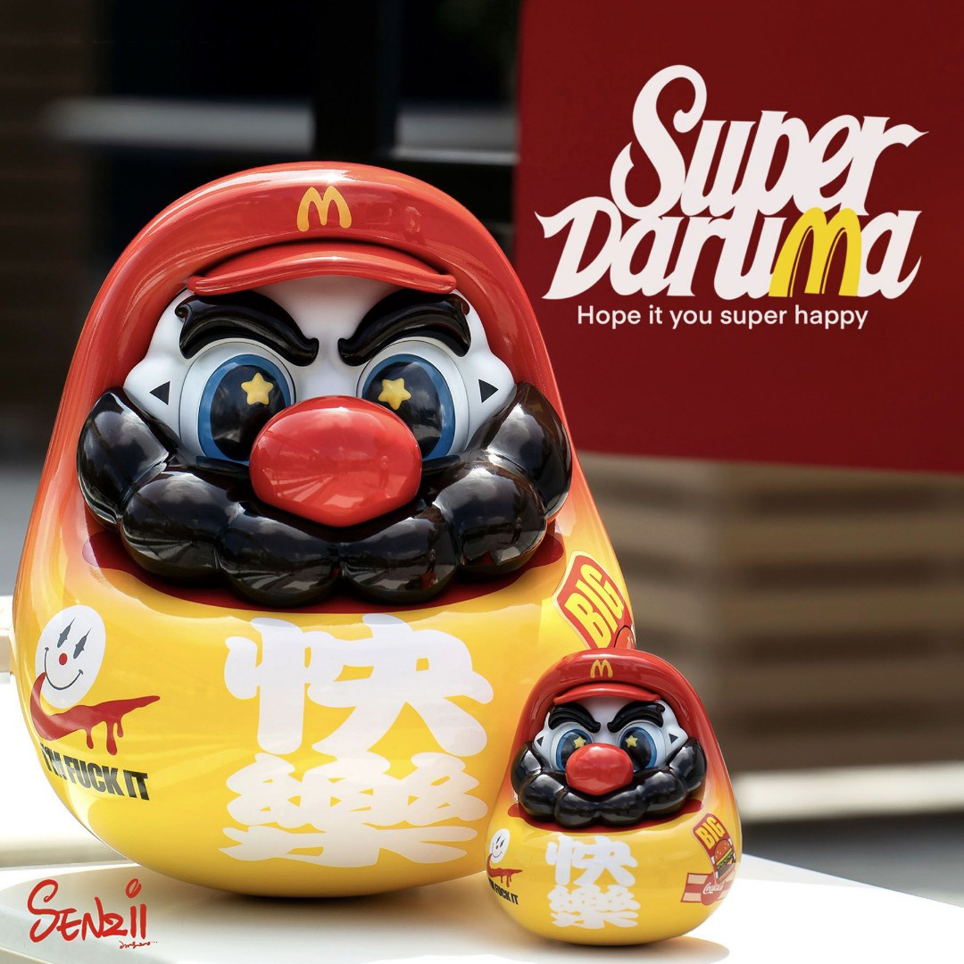 SENZII & SuperDaruma Super Daruma Happy Mario