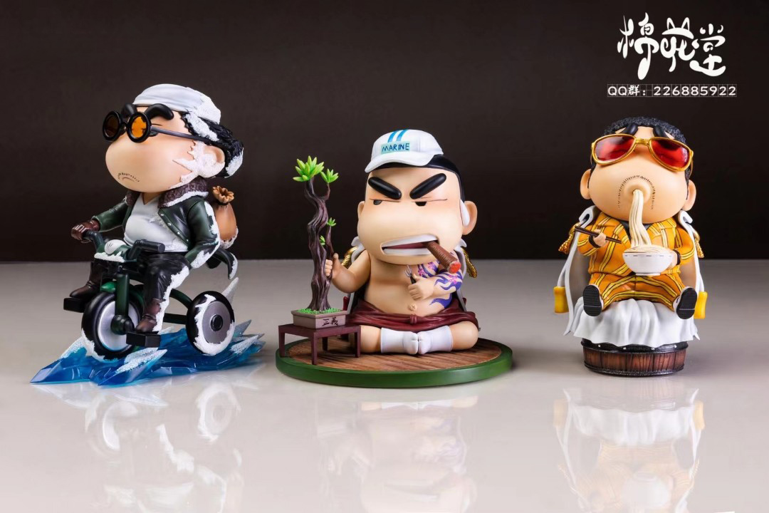 Shin-chan cos One Piece Three Generals