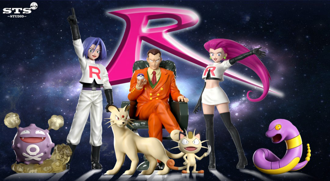 Musashi & Kojiro & Meow & Sakagi BOSS - Pokemon