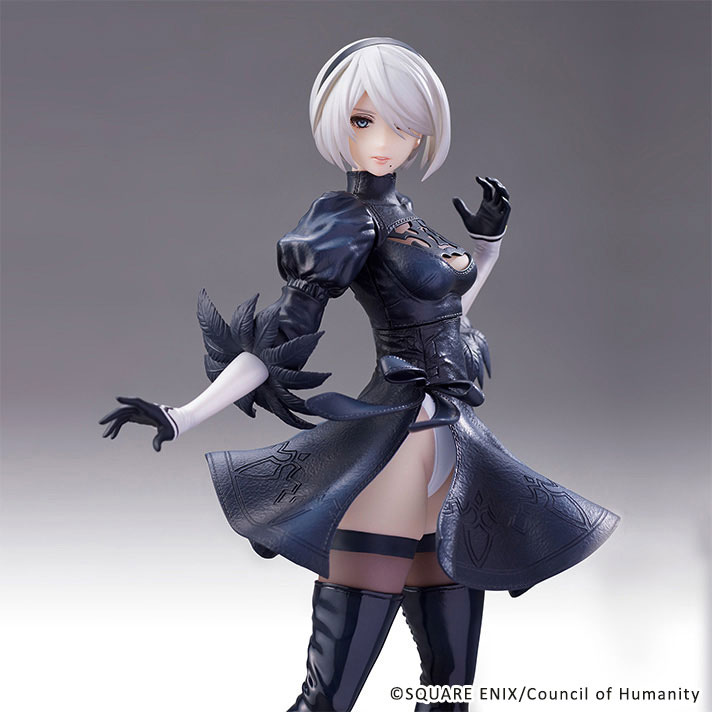 NieR:Automata Ver.1.1a Statuette - 2B (YoRHa No. 2 Type B) No Goggles Ver