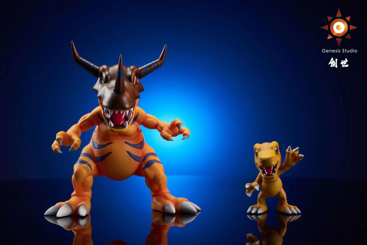 Greymon & Agumon - Digimon