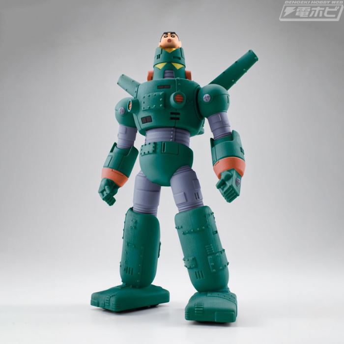 Shin dimension! Crayon Shin-chan Release Commemorative Quantum Robo Soft Vinyl 3DCGver