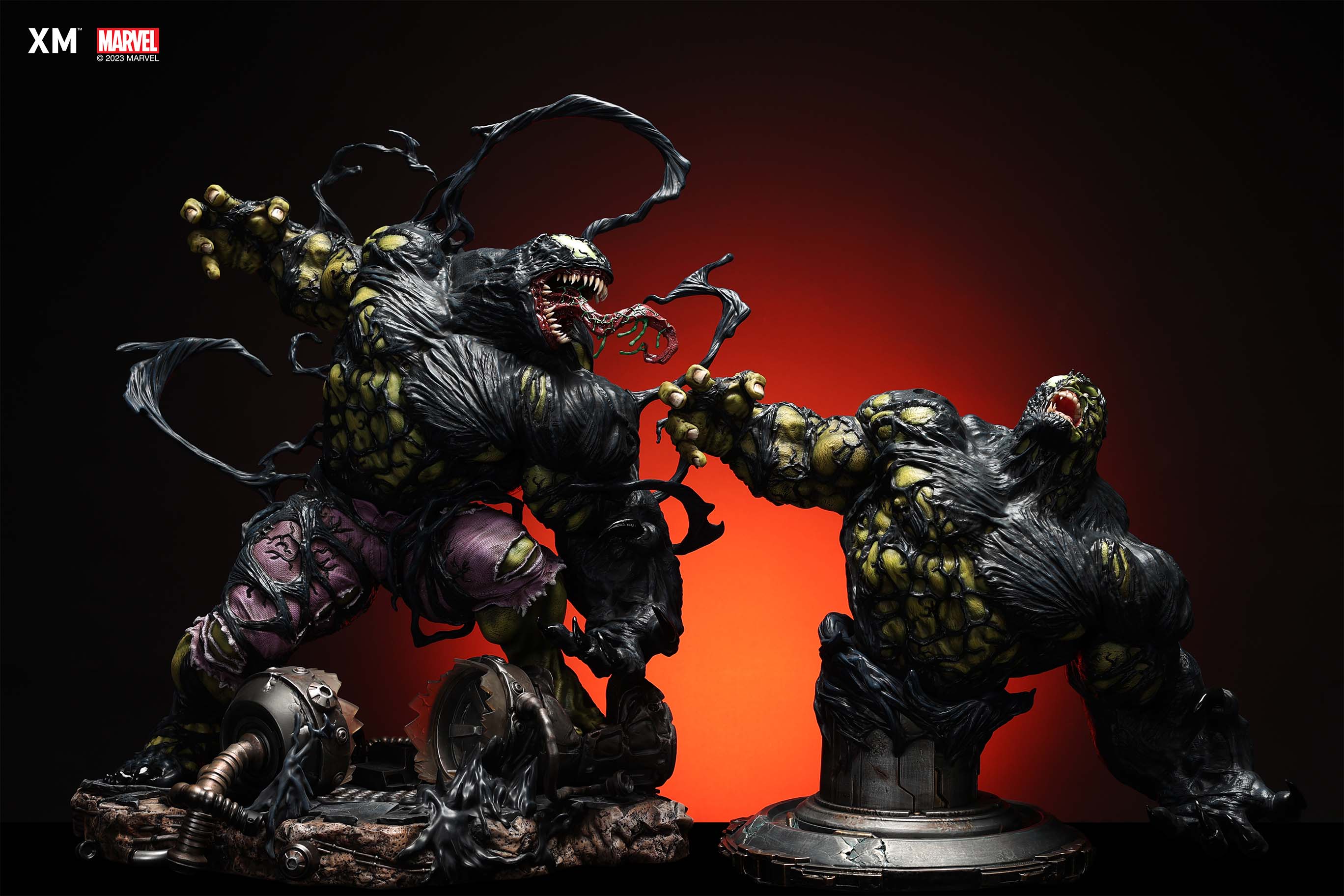 Venomized Hulk - Ver B 4th Scale