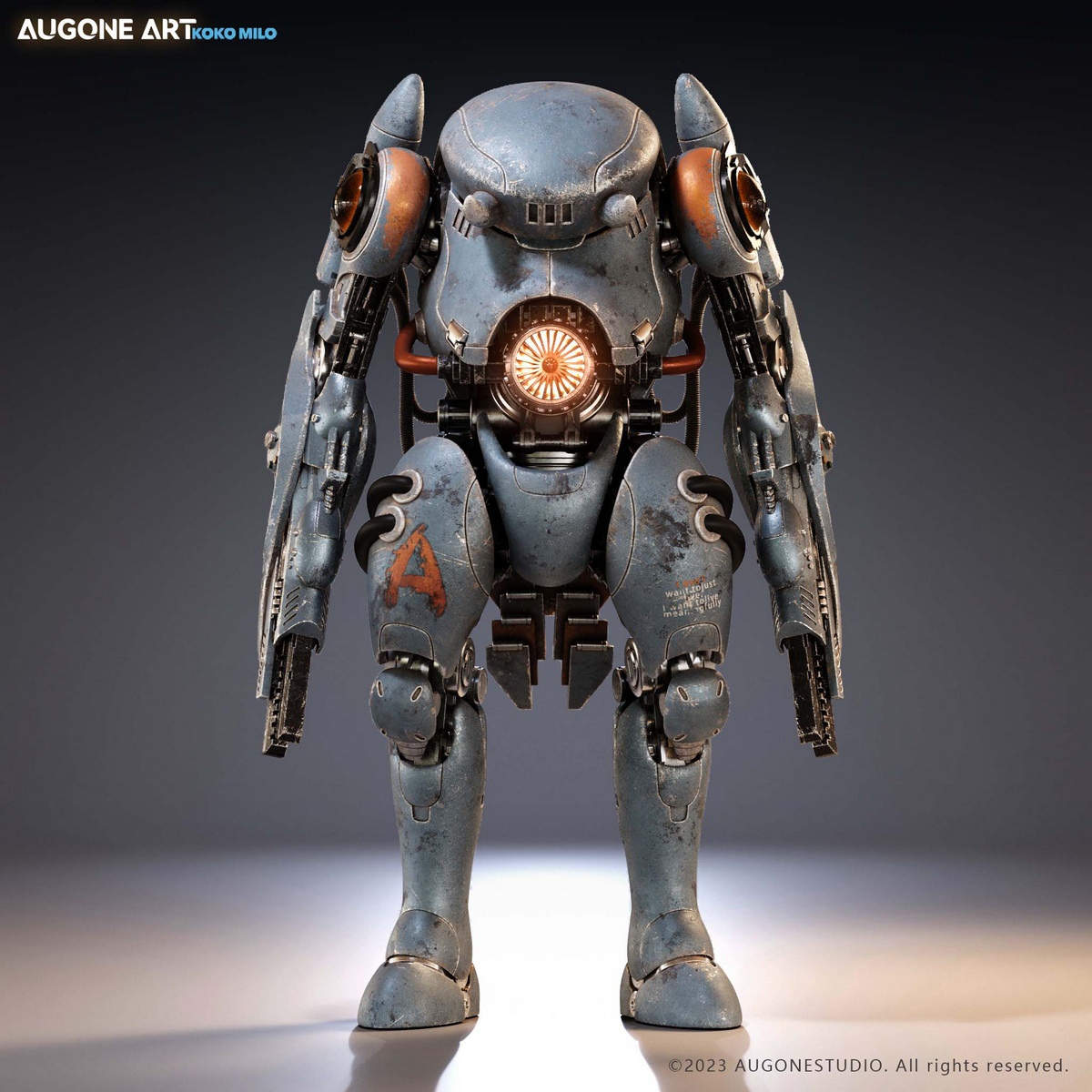  A - giant bee mecha model semi-movable doll