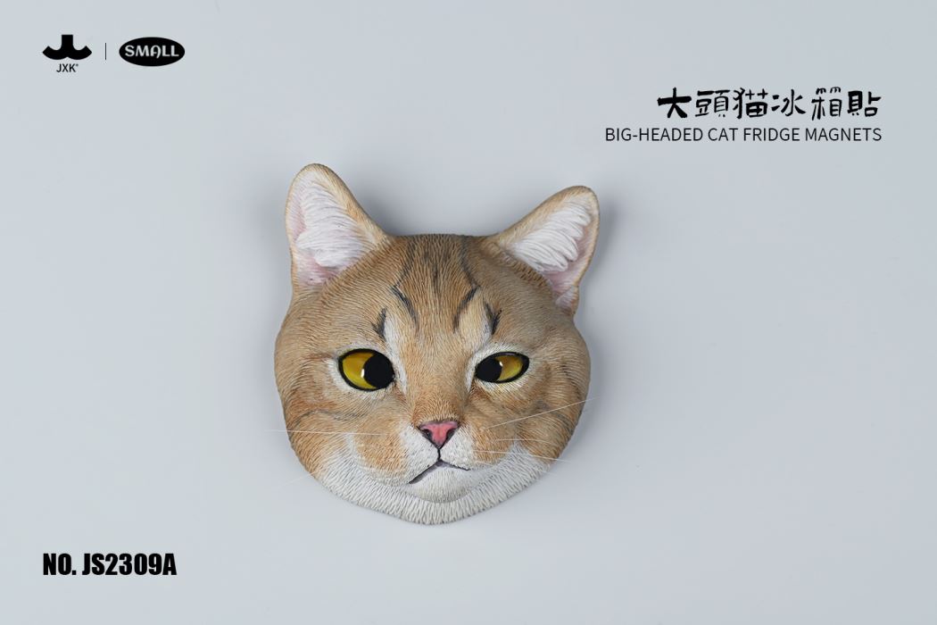 Big Head Cat Refrigerator Magnet [JS2309]