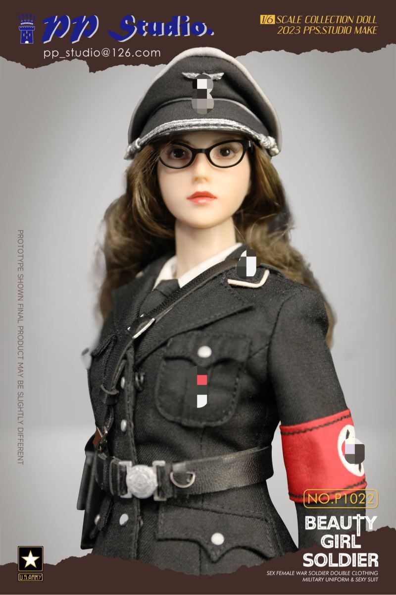 Beauty girl soldier series No. P1022 1/6