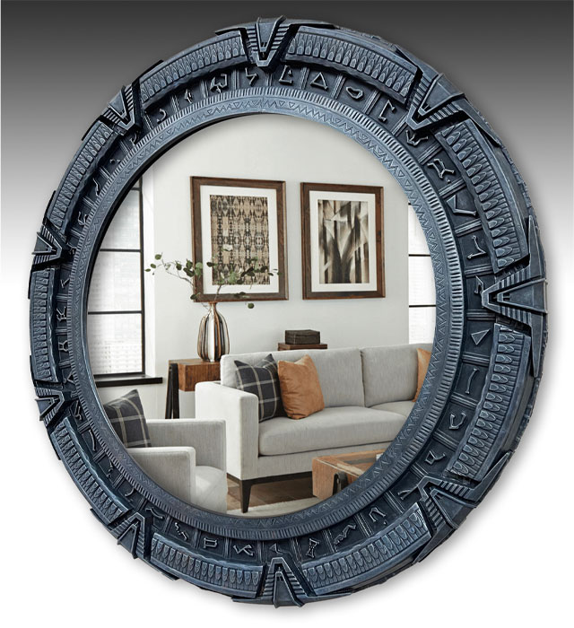Stargate Replica Wall Mirror