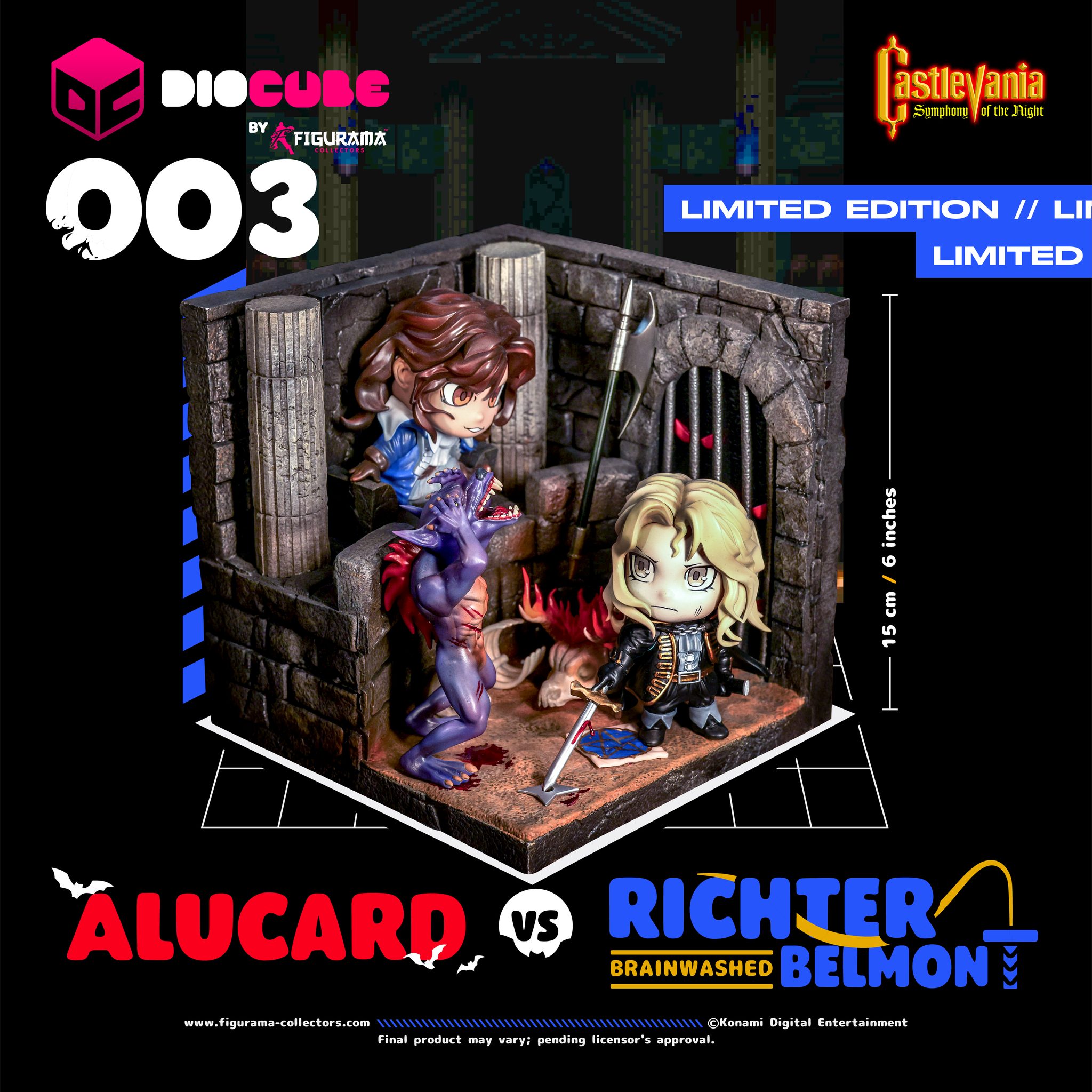 Diocube Alucard VS Richter Belmont (Castlevania)