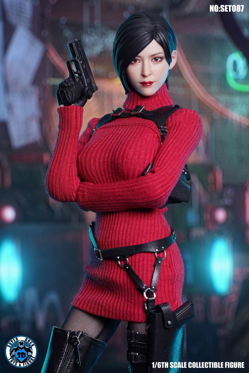 sexy female spy accessories set 1/6
