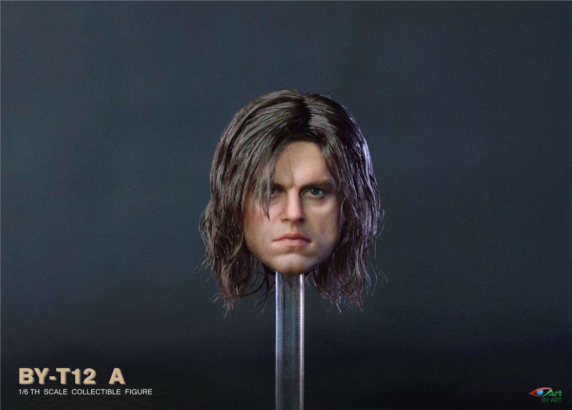 Male Head Sculpture (BY-T12) 1/6
