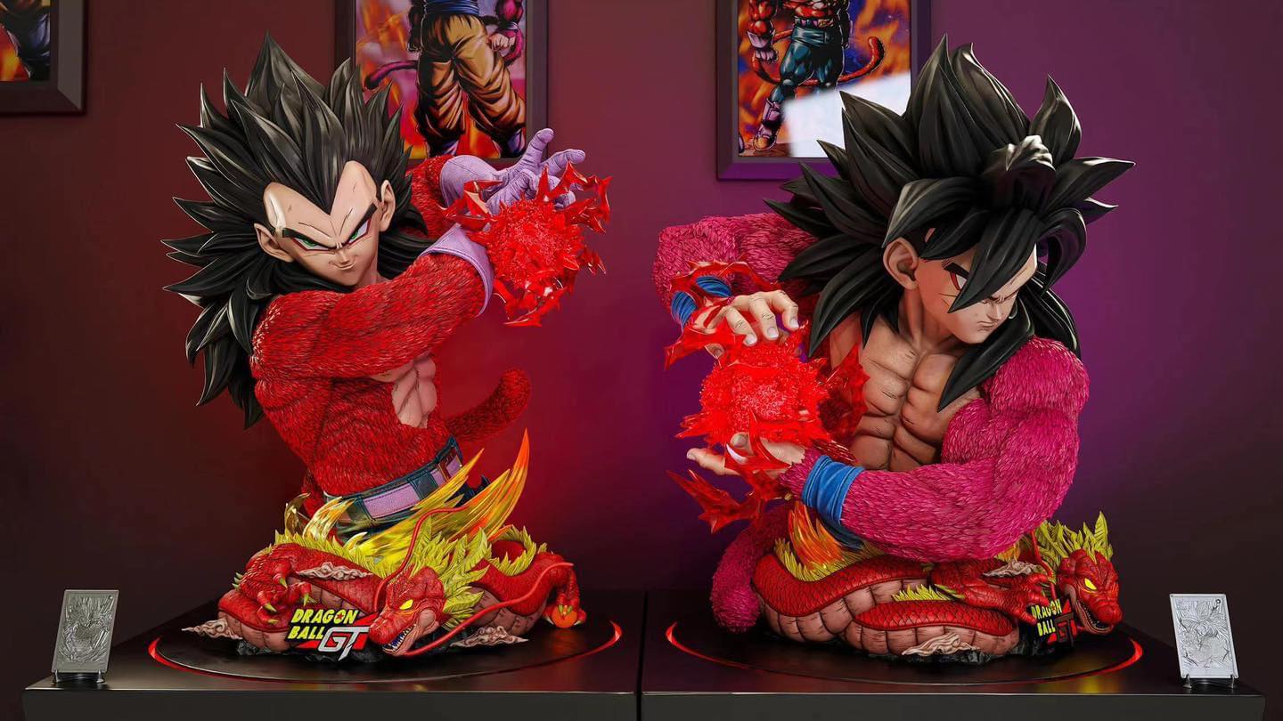 Goku & Vegeta SS4 Bust - Dragonball