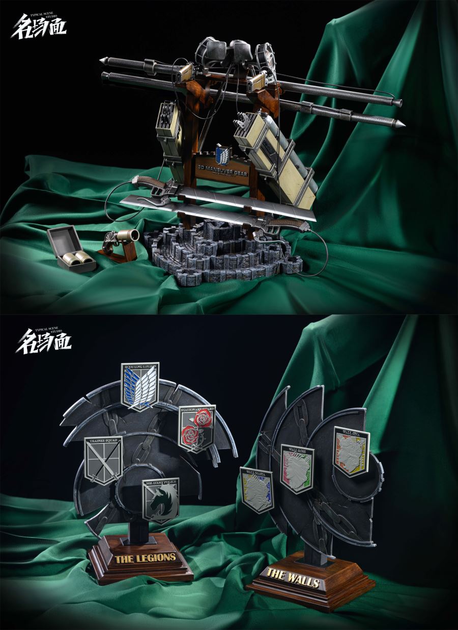 Vertical Maneuvering Equipment & The Legions Badges & The Walls Badges - Attack On Titan