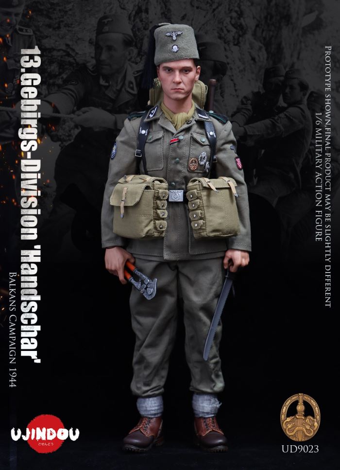 World War II - 13th Holy Knife Mountain Division Assault Engineer - Balkan 1944