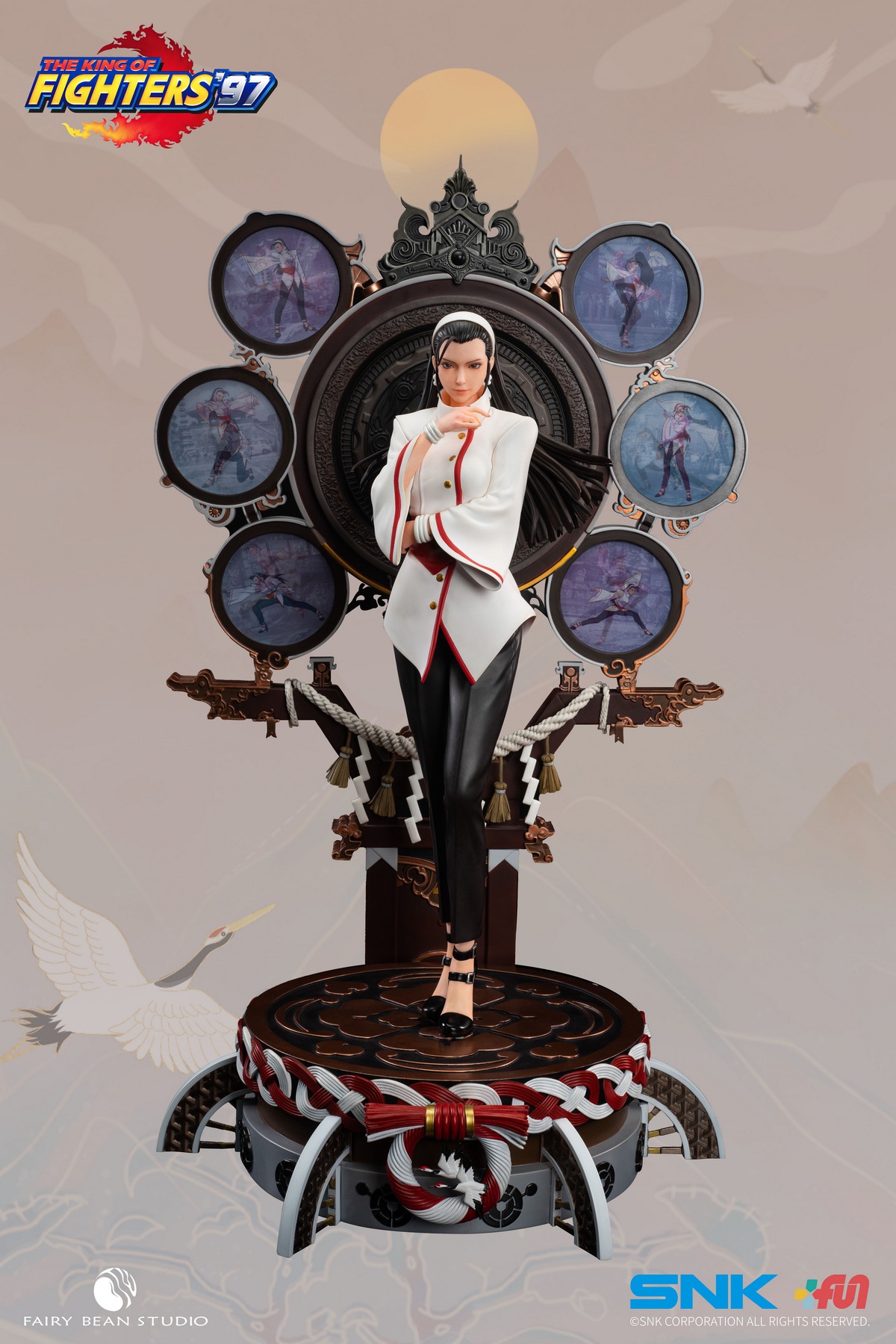 The King of Fighters '97 statue of Kagura Chizuru