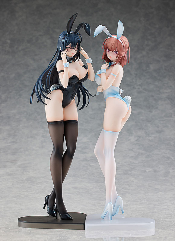 Icomochi Original Character Black Bunny Aoi & White Bunny Natsume 2Figure Set Limited Version 1/6