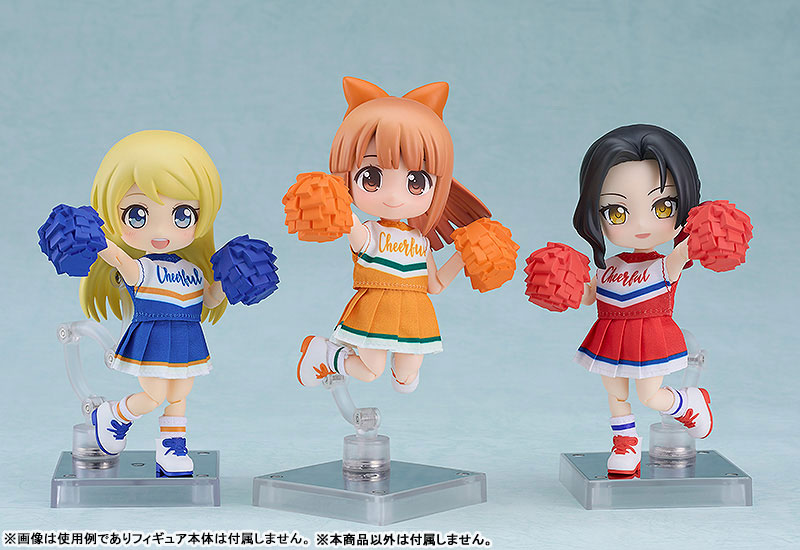 Nendoroid Doll Outfit Set Cheerleader (Red / Blue / Orange)