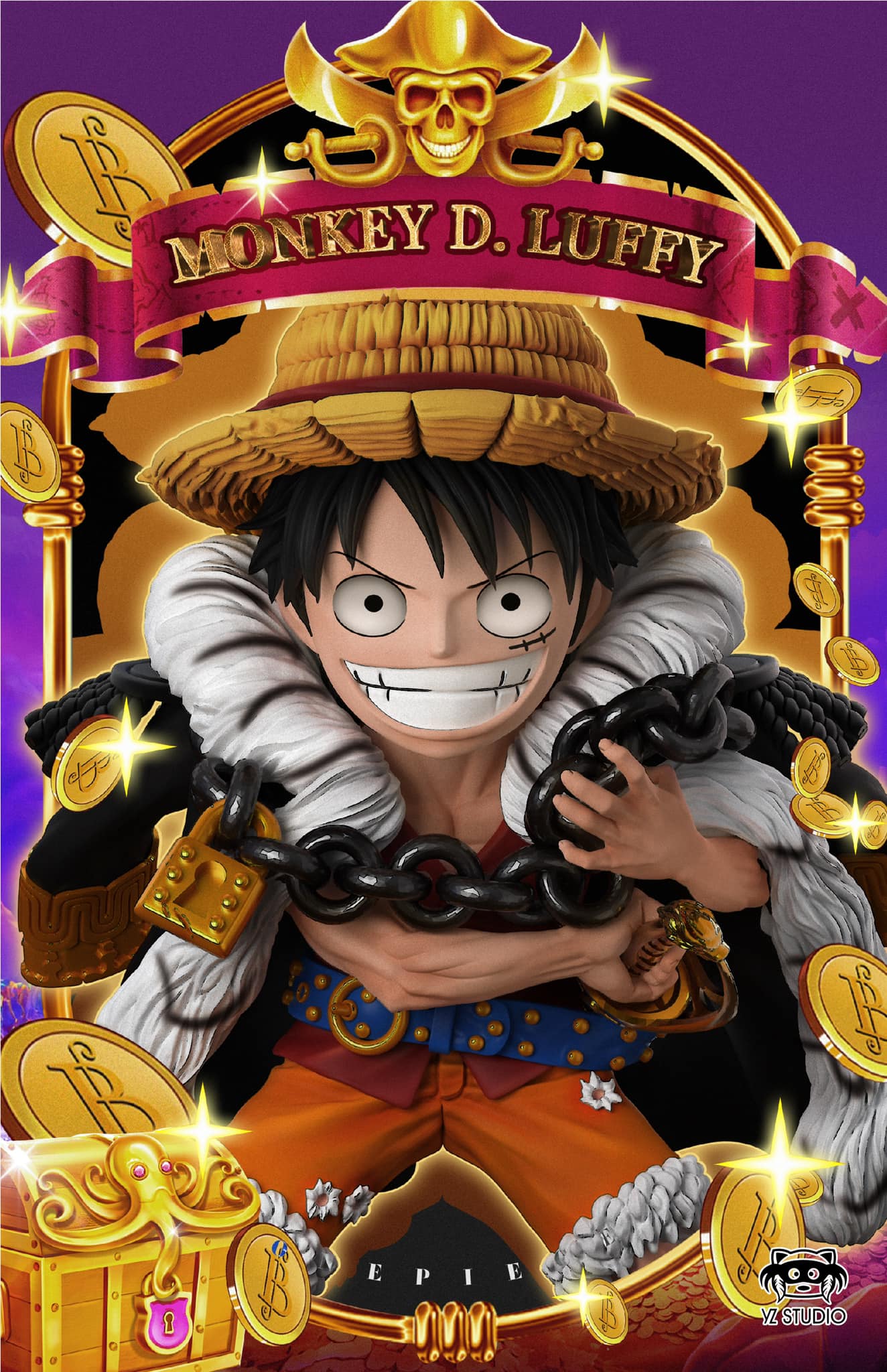 Luffy Cover Title Page