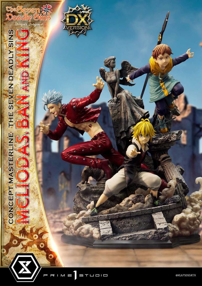 The Seven Deadly Sins  Meliodas, Ban and King Deluxe Version