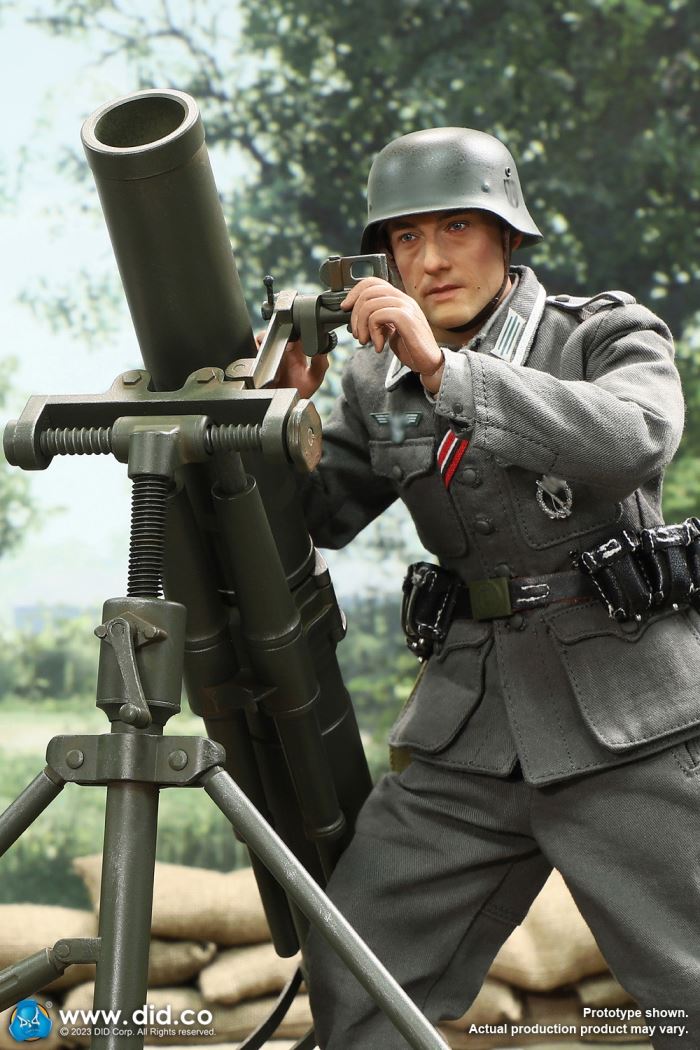WWII German 12cm heavy mortar 1/6
