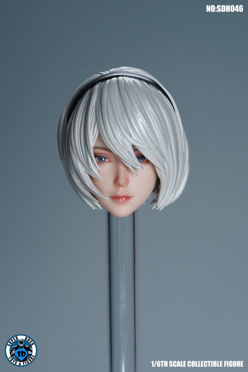 Artificial Human Head Sculpture 1/6