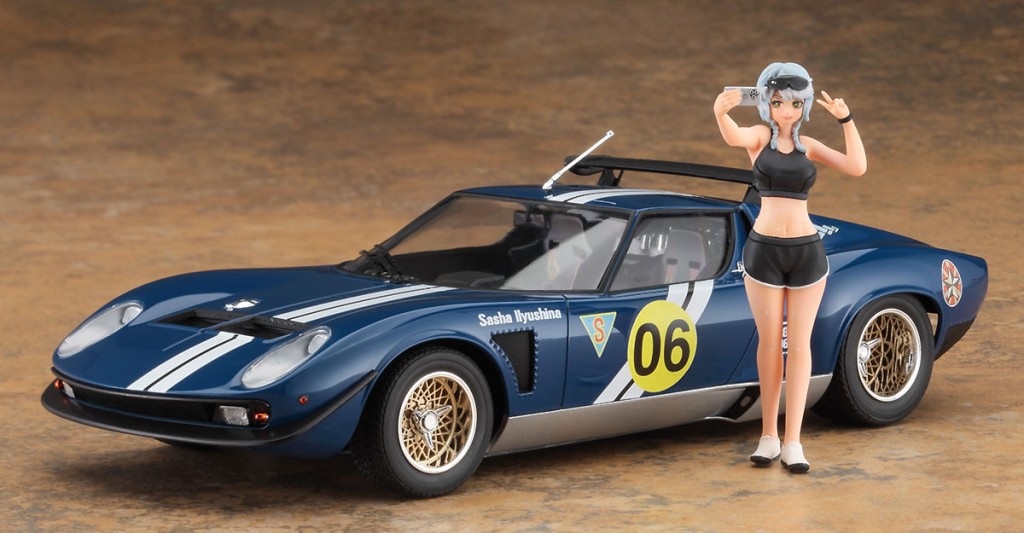 Wild Egg Girls No.06 Lamborghini Jota SVR Sasha Ilyushina w/figure