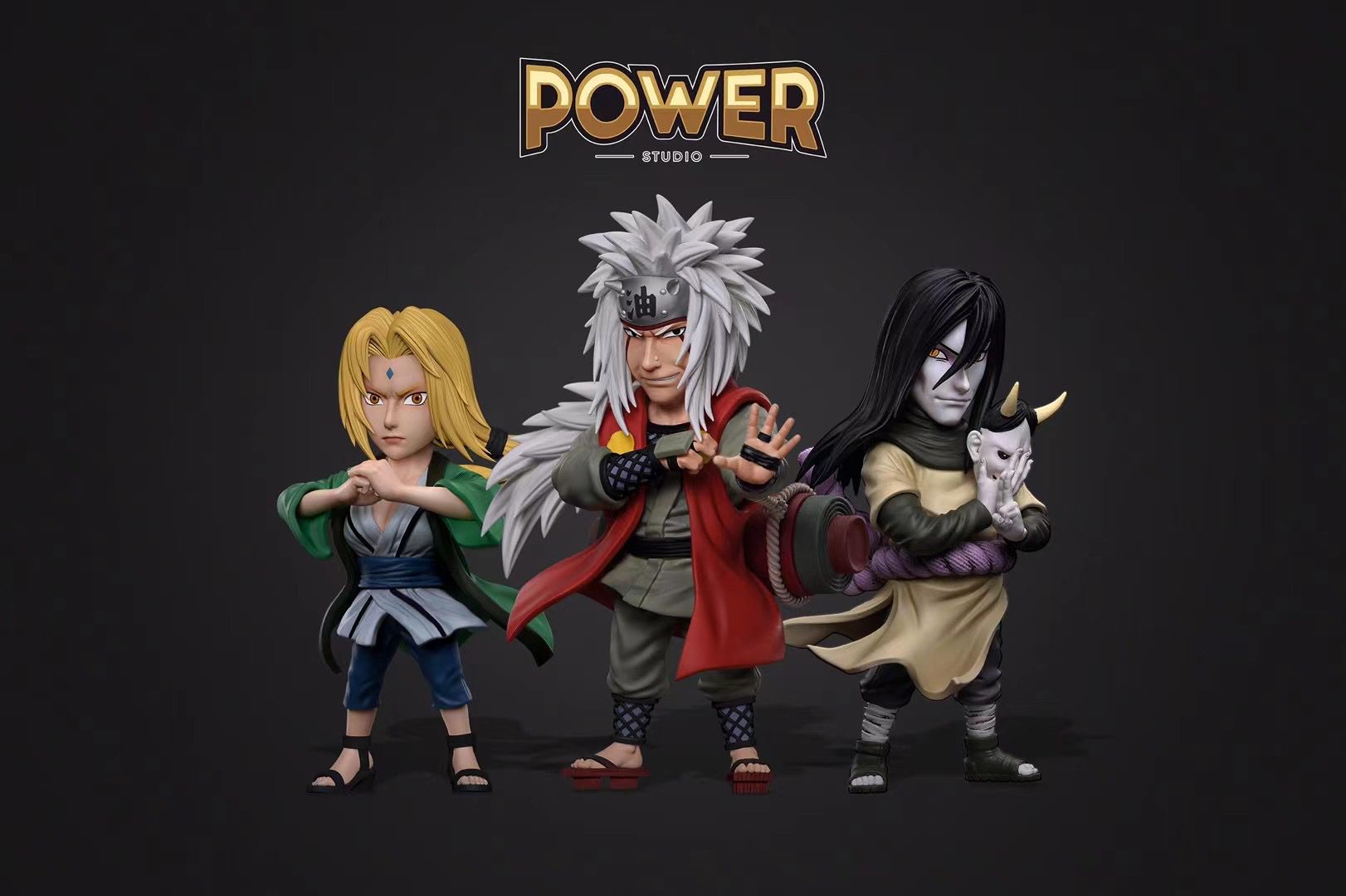 Tsunade, Jiraiya, Orochimaru