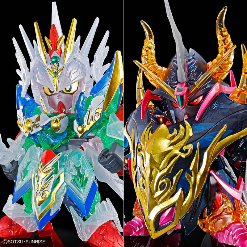 SDW HEROES Clear Color Set III Attack Gundam & Warlock Aegis Gundam