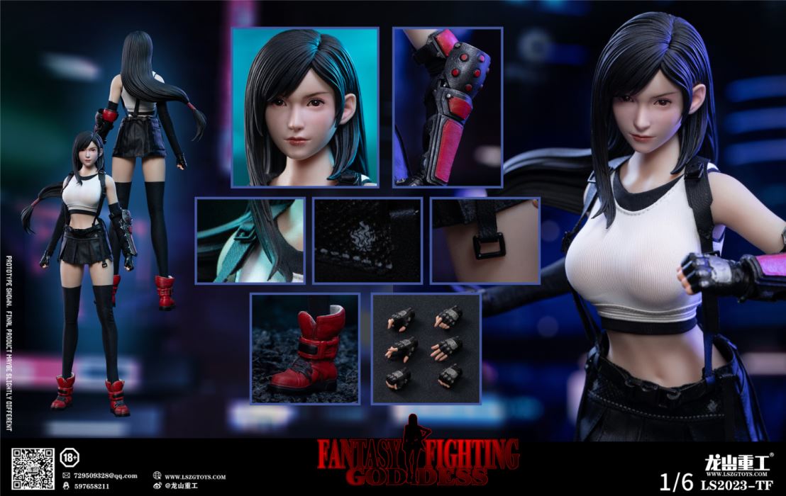 Fantasy Goddess Tifa Moving Doll 1/6