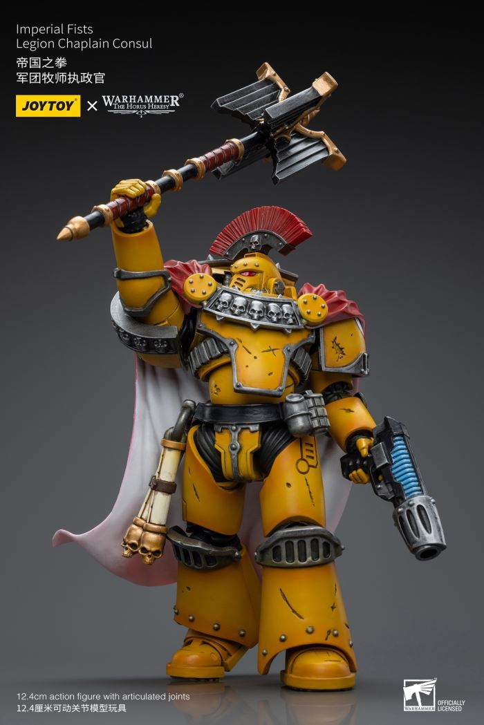 Imperial Fists-Legion Chaplain Archon/MkIII Legion Tactical Squad/MkIII Legion Predator Squad 1/18