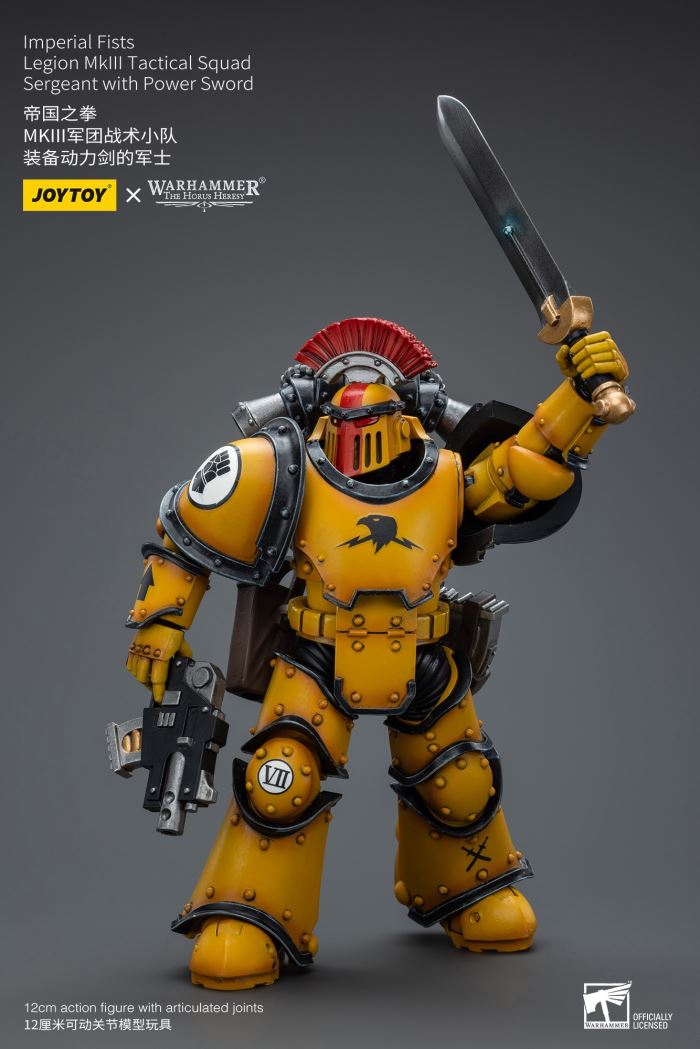 Imperial Fists-Legion Chaplain Archon/MkIII Legion Tactical Squad/MkIII Legion Predator Squad 1/18