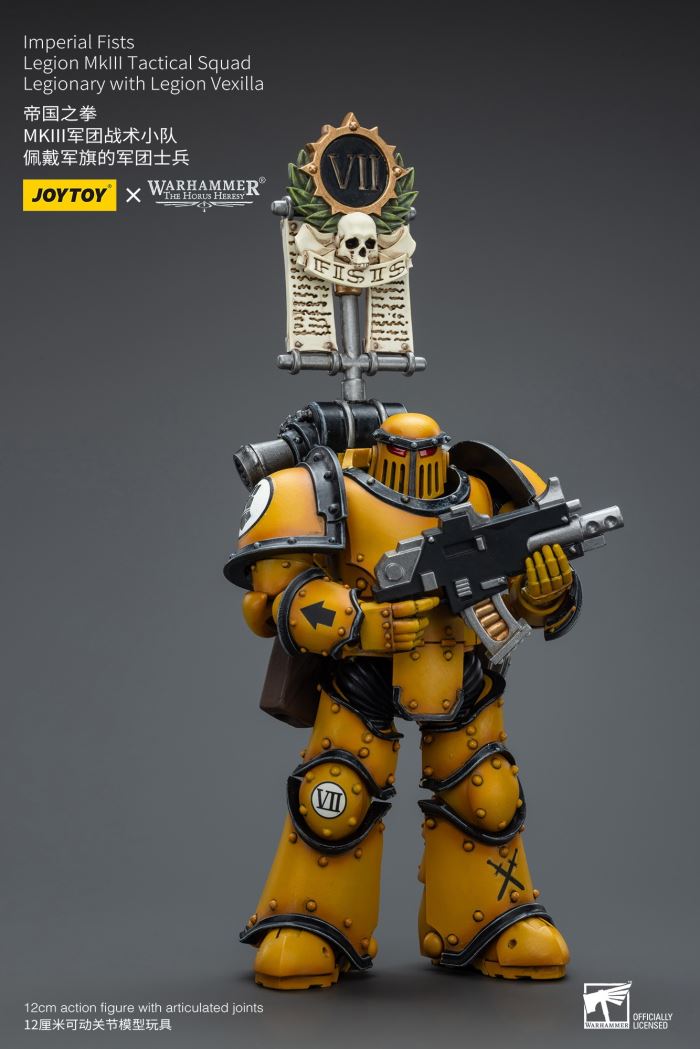 Imperial Fists-Legion Chaplain Archon/MkIII Legion Tactical Squad/MkIII Legion Predator Squad 1/18
