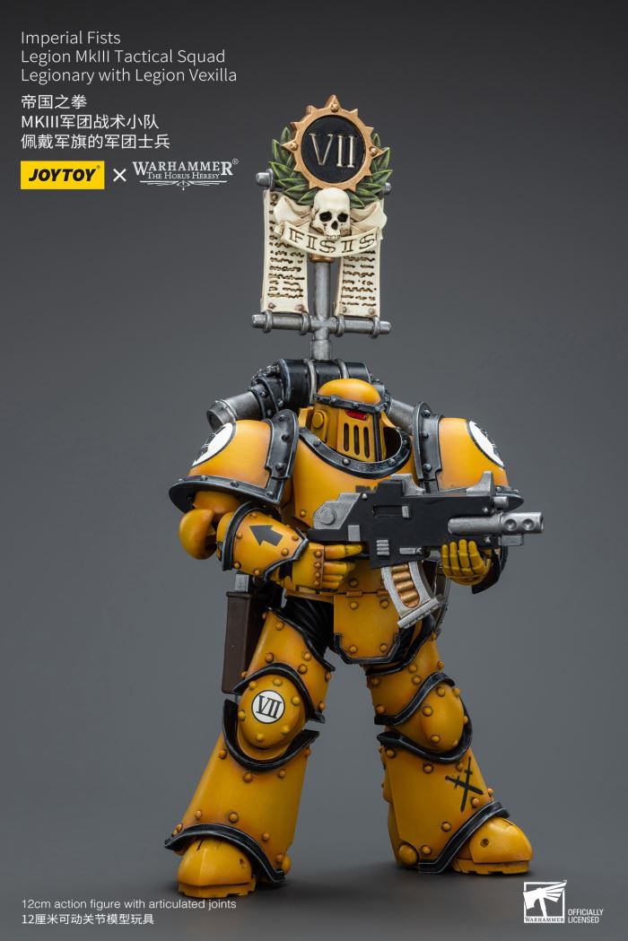 Imperial Fists-Legion Chaplain Archon/MkIII Legion Tactical Squad/MkIII Legion Predator Squad 1/18