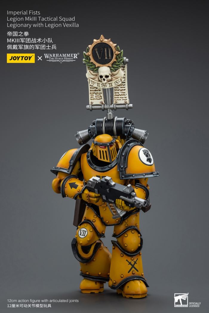 Imperial Fists-Legion Chaplain Archon/MkIII Legion Tactical Squad/MkIII Legion Predator Squad 1/18