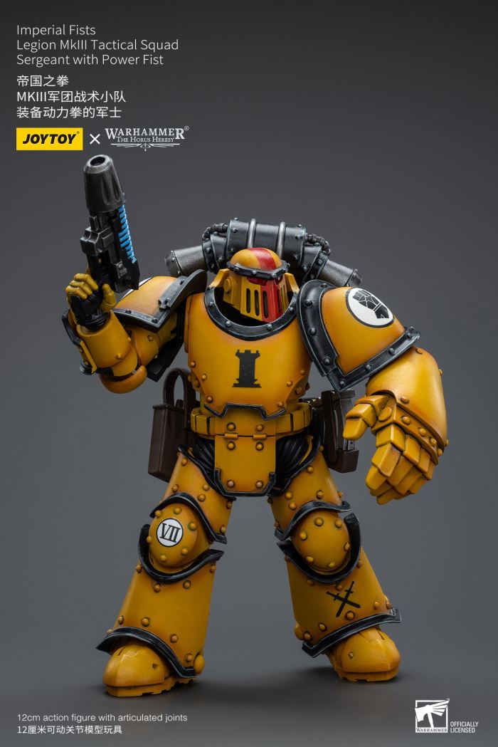Imperial Fists-Legion Chaplain Archon/MkIII Legion Tactical Squad/MkIII Legion Predator Squad 1/18