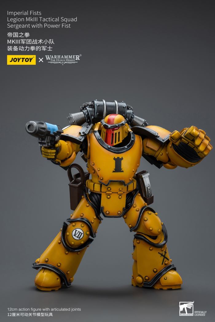 Imperial Fists-Legion Chaplain Archon/MkIII Legion Tactical Squad/MkIII Legion Predator Squad 1/18