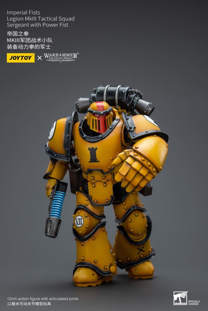Imperial Fists-Legion Chaplain Archon/MkIII Legion Tactical Squad/MkIII Legion Predator Squad 1/18