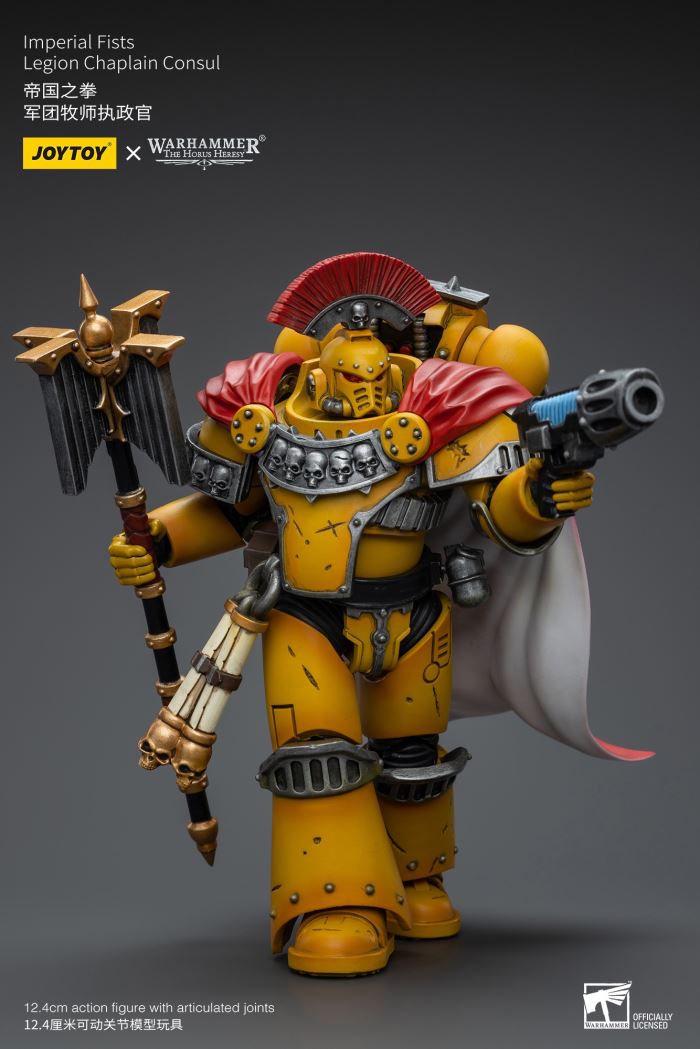 Imperial Fists-Legion Chaplain Archon/MkIII Legion Tactical Squad/MkIII Legion Predator Squad 1/18