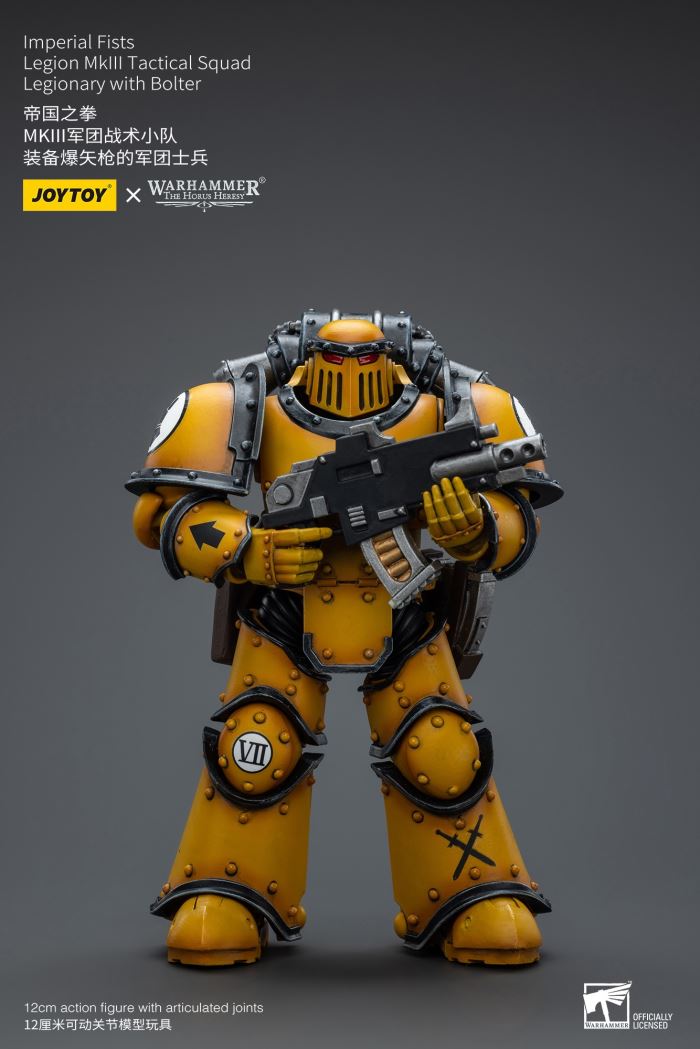 Imperial Fists-Legion Chaplain Archon/MkIII Legion Tactical Squad/MkIII Legion Predator Squad 1/18