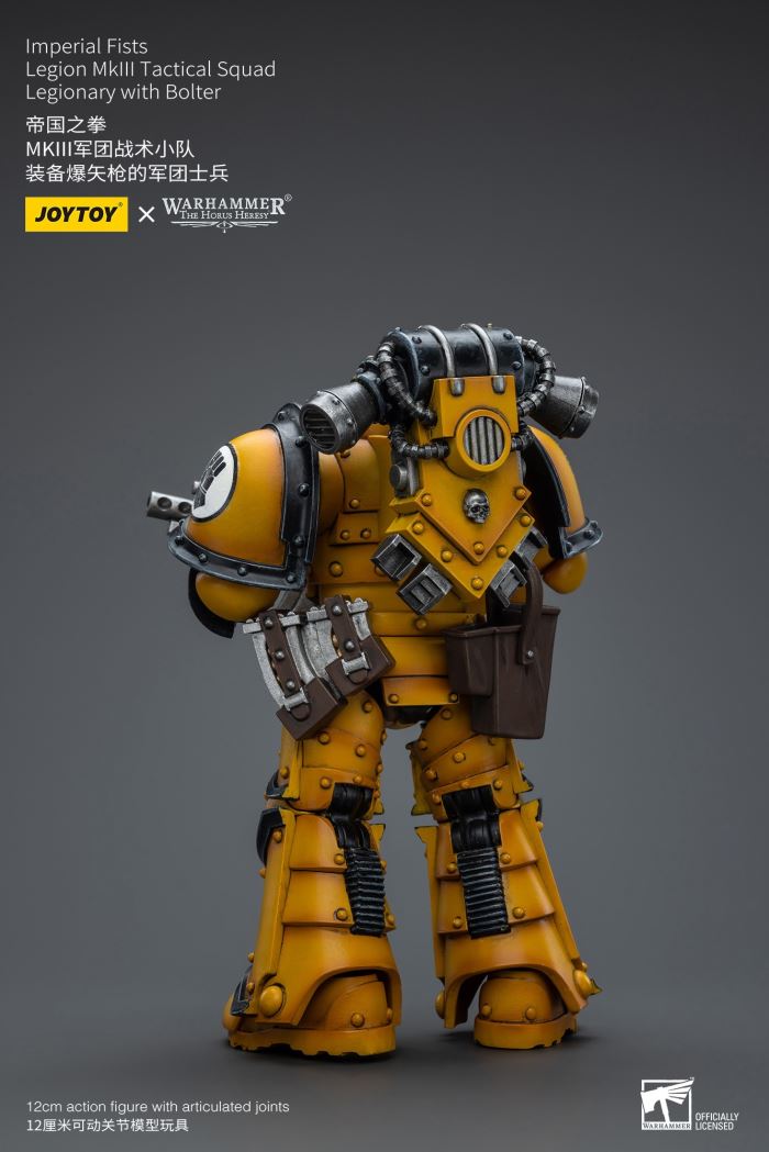 Imperial Fists-Legion Chaplain Archon/MkIII Legion Tactical Squad/MkIII Legion Predator Squad 1/18