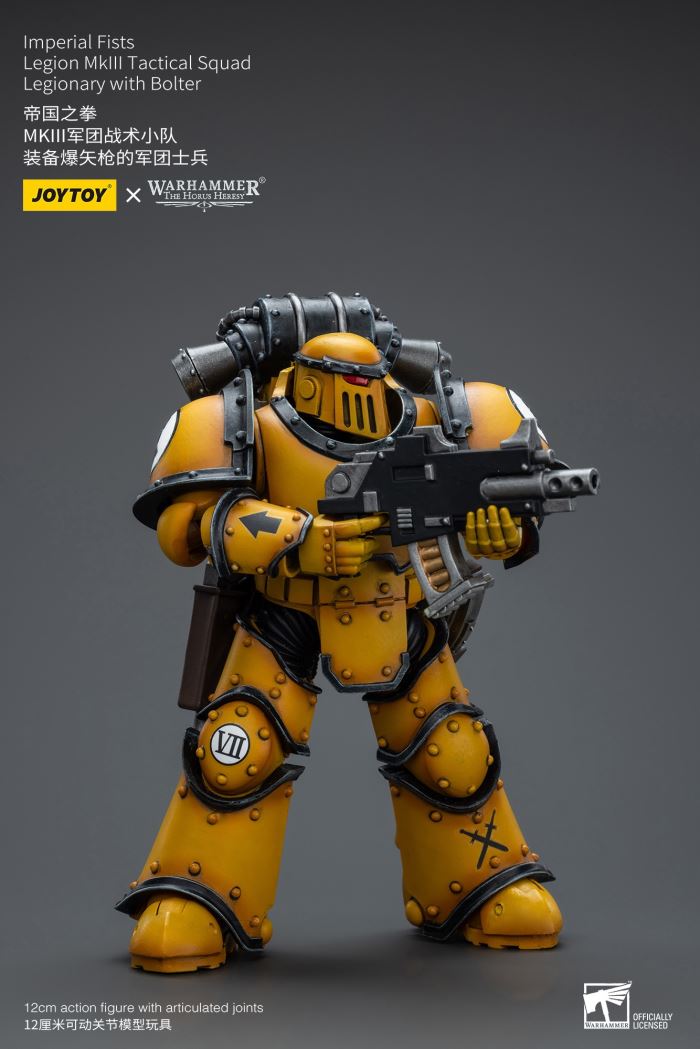 Imperial Fists-Legion Chaplain Archon/MkIII Legion Tactical Squad/MkIII Legion Predator Squad 1/18