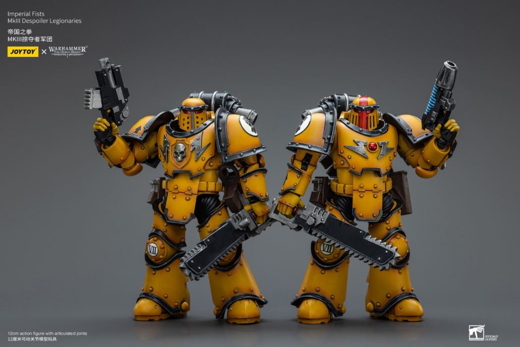 Imperial Fists-Legion Chaplain Archon/MkIII Legion Tactical Squad/MkIII Legion Predator Squad 1/18