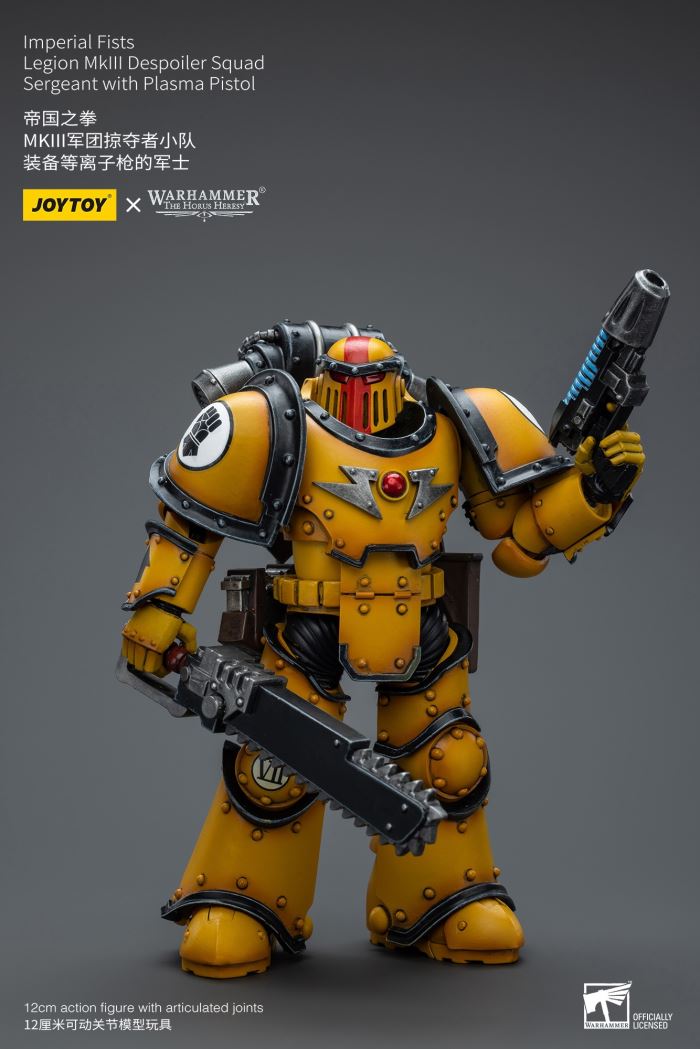Imperial Fists-Legion Chaplain Archon/MkIII Legion Tactical Squad/MkIII Legion Predator Squad 1/18